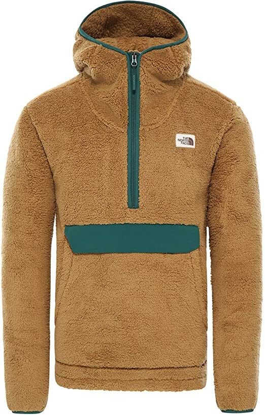 yellow puffer north face jacket